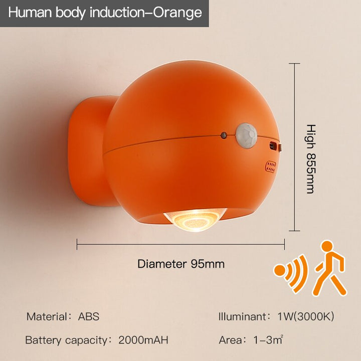 Lisslune | Eye Project Motion Sensor Rechargeable Wall Lamp