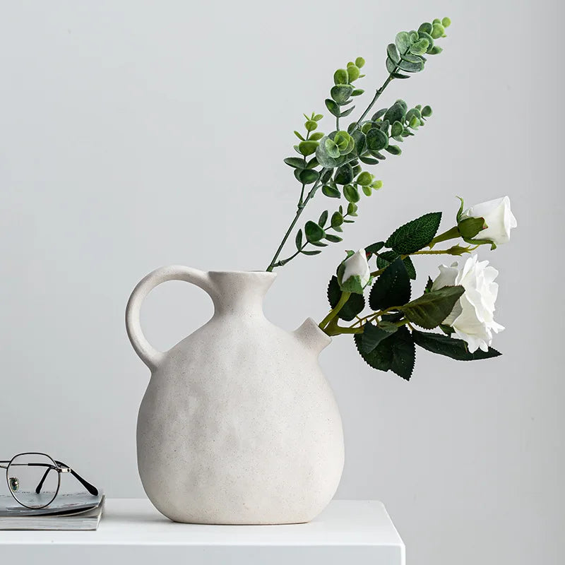Lisslune | GlossyCharm - Textured ceramic vase