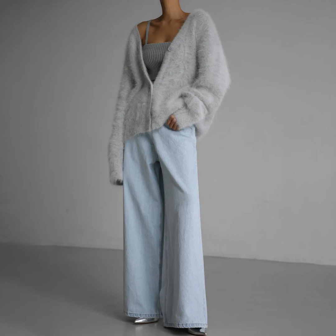 Lisslune | Comfortable Cashmere Vest with Oversized Cut