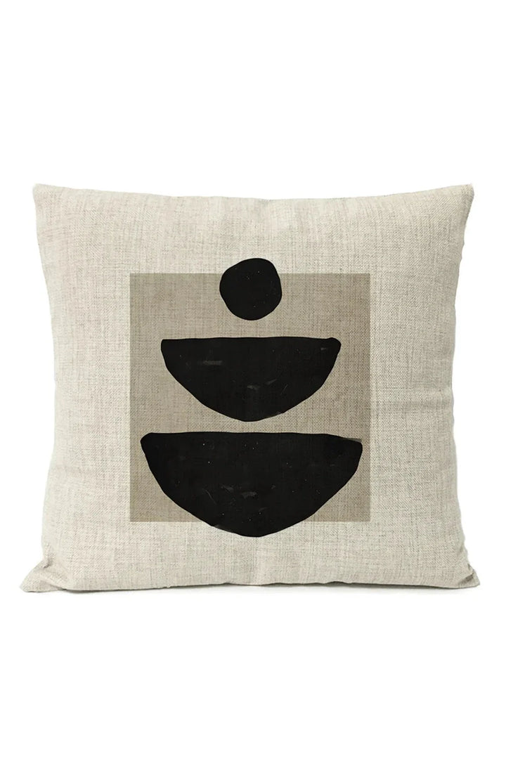 Lisslune | Black Geometric Pillowcase