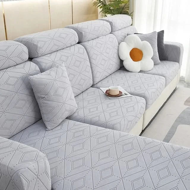 Lisslune | SlipBliss - Elegant Jacquard Non-Slip Sofa Cover