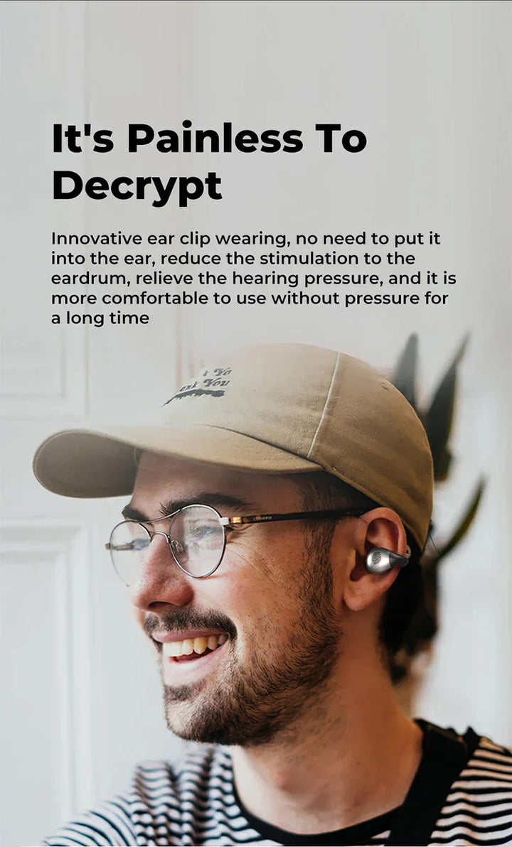 Lisslune | Super Lightweight Bone Conduction Bluetooth Wireless Sports Earphones Headphones