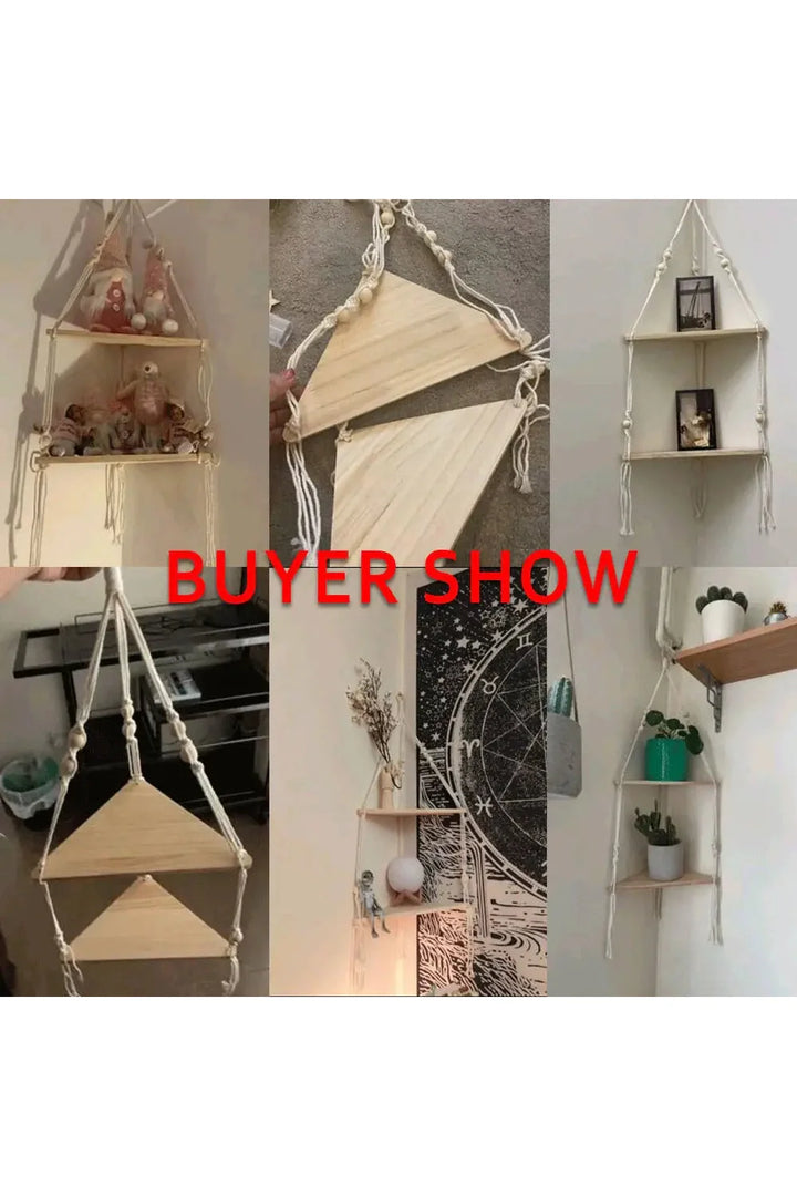 Lisslune | Corner wall shelf