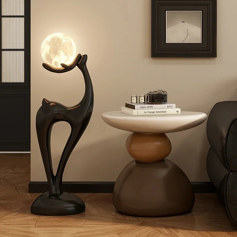 Lisslune | Minimalist Scandinavian Side Table – Stylish Nightstand or Coffee Table