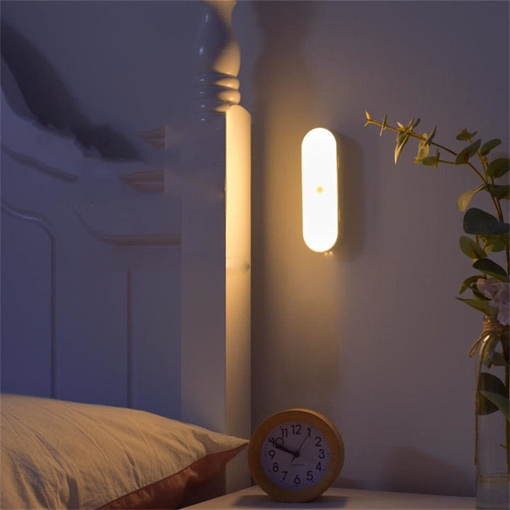 Lisslune | Smart Motion Sensor Wall Lamp | Wireless, Rechargeable & Ideal for Dark Corridors and Stairwells