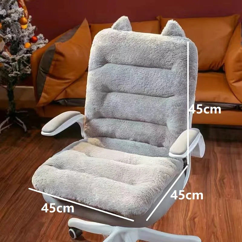 Lisslune | Comfy Plush Office Soft Seat-Back Cushion