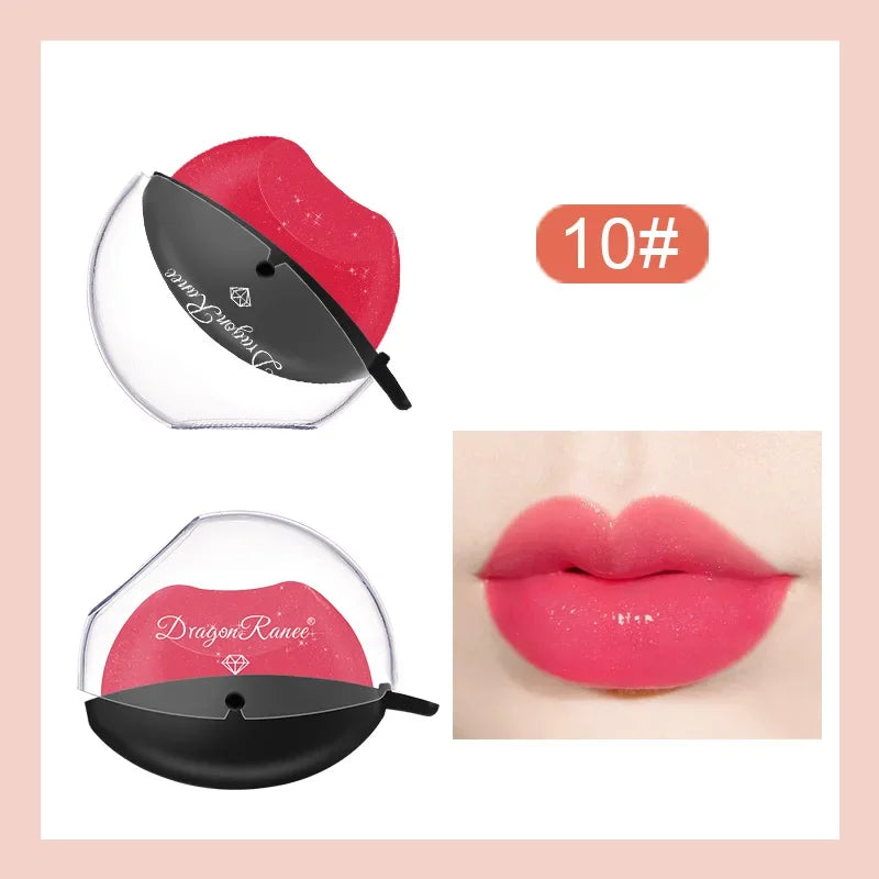 Rynx | Lazy Lipstick Pearl Light Temperature Color Changing Lip Shape Lipstick Velvet Moisturizing Lip Gloss Waterproof Non-Sticky Cup