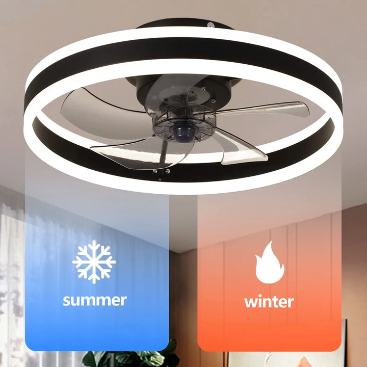 Lisslune | Aura Silent LED Ceiling Fan Light