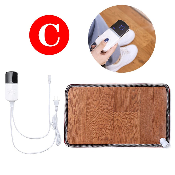 Lisslune | Heat Zone Adjustable Leather Foot Warmer Mat