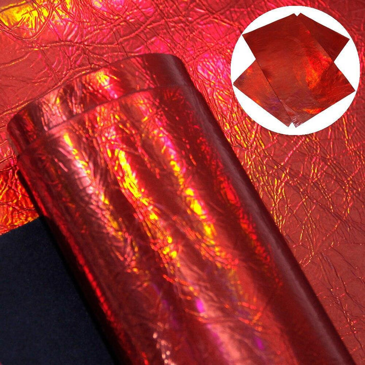 Lisslune | Glittering Creativity: Transform Your Projects with Burst Crack Synthetic Leather Sheets