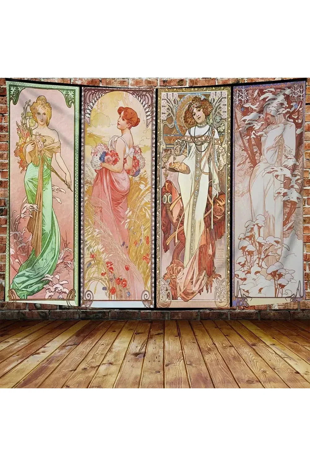 Lisslune | Nouveau Flower Goddess Tapestry
