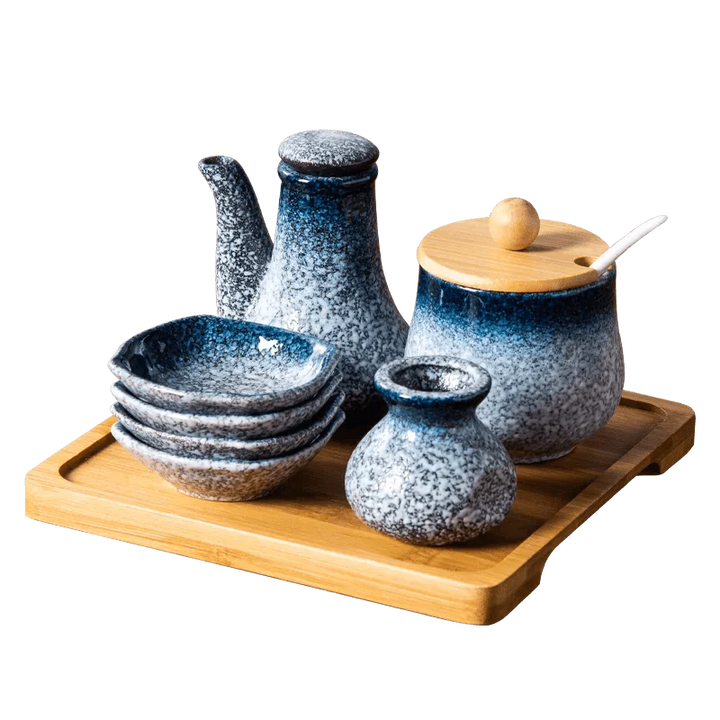 Lisslune | Exquisite Japanese Ceramic Spice Collection for Culinary Excellence