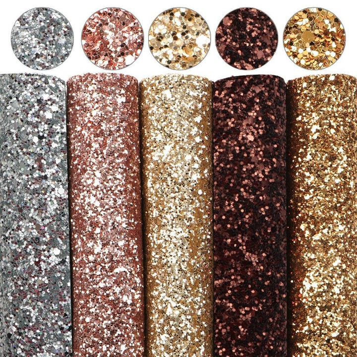 Lisslune | Vibrant Sparkle Faux Leather Craft Set
