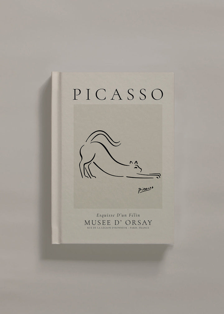 Lisslune | Pablo Picasso Animals Drawings cat Sketch of a feline