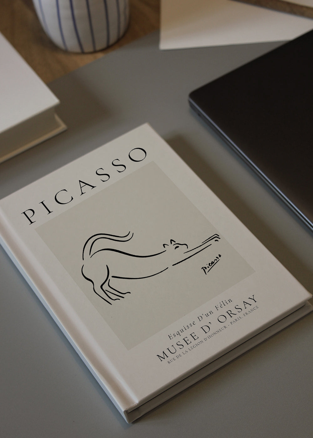 Lisslune | Pablo Picasso Animals Drawings cat Sketch of a feline