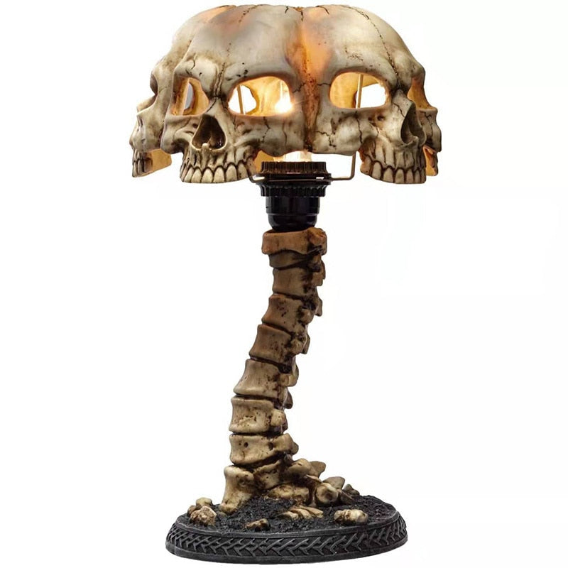 Lisslune | Skeleton Skull Table Lamp