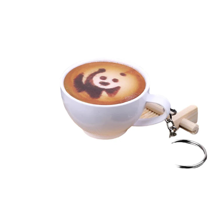 Lisslune | Charming miniature resin coffee and tea cup display model for playful decoration