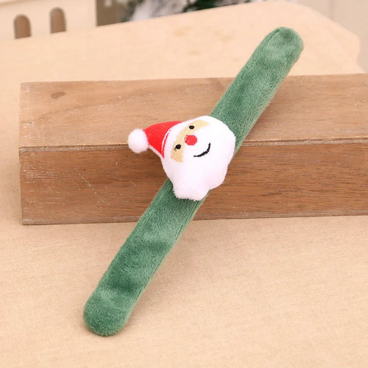 Rynx | 1PC LED Christmas Slap Circle Bracelet Clap Circle Older Santa Elk Adult Children Christmas Gifts Christmas Decorations