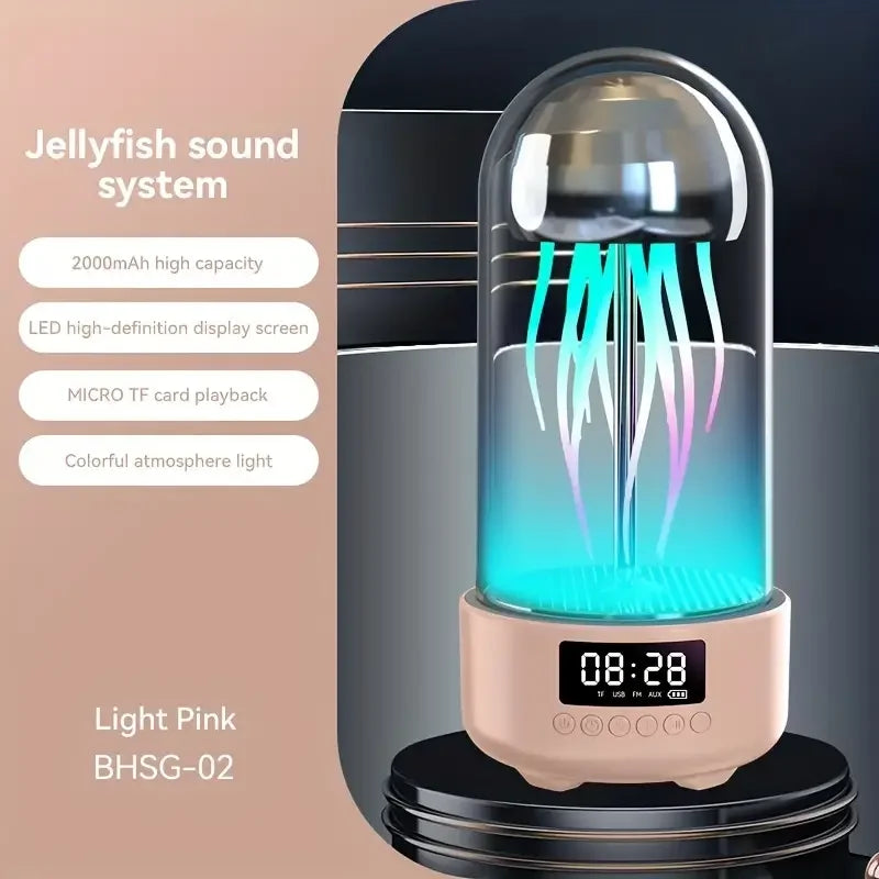 Lisslune | Jellyfish Portable Powerful Colorful Speaker Night Lamp