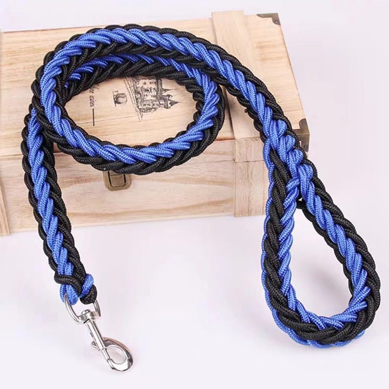 Lisslune | Braided short dog leash for large dogs