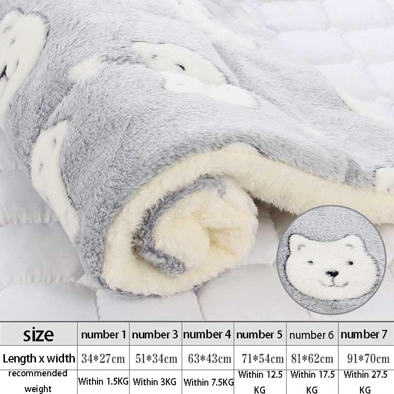 Lisslune | Plush Flannel Pet Bed for Ultimate Comfort for Dogs and Cats