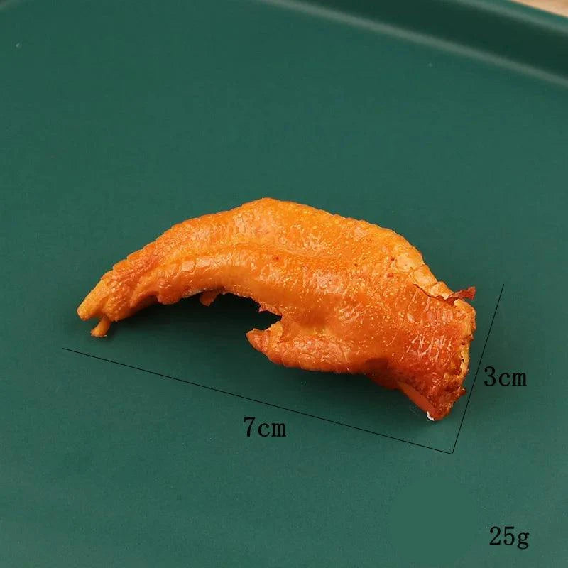 Lisslune | Life-like PVC Chicken Leg Decoration Props for Stunning Displays and Photography