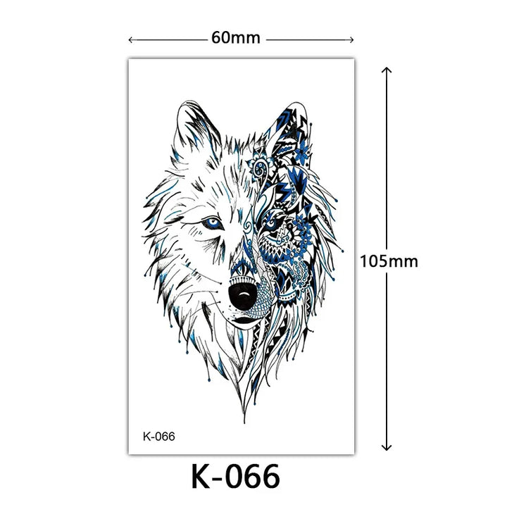 Rynx | New Temporary Tattoo Stickers Sexy Totem Butterfly Dreamcatcher Transfer Flash Tattoo Women Neck Hand Body Art Artificial Tattoos Men