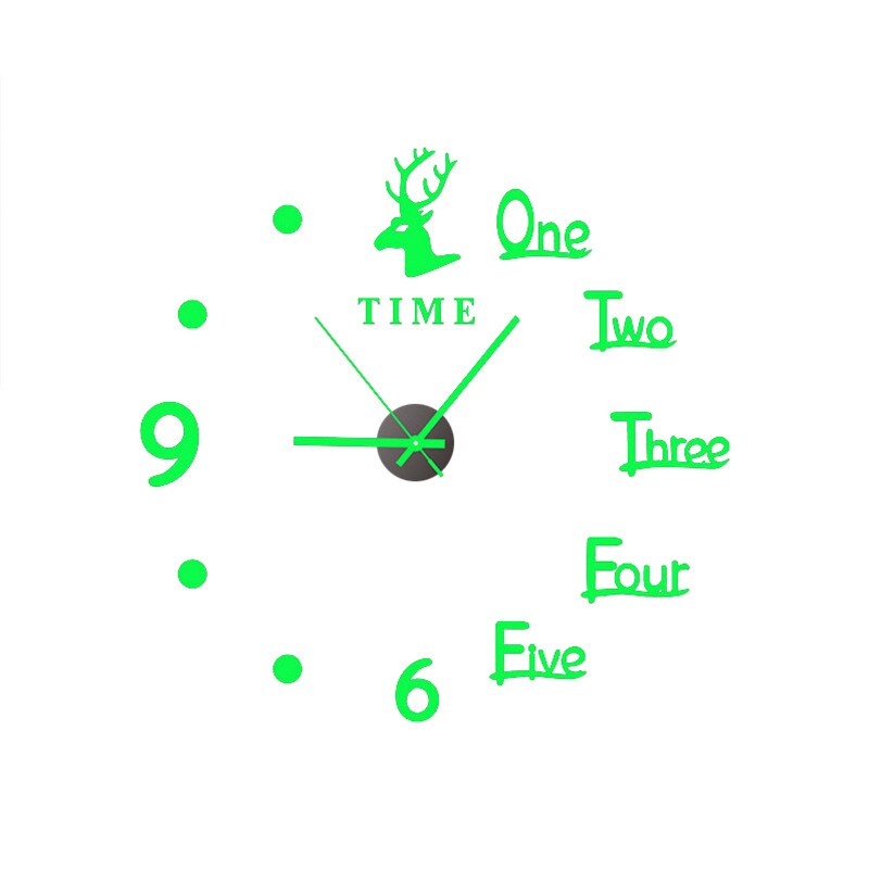Lisslune | 3D Luminous Silent Wall Clock