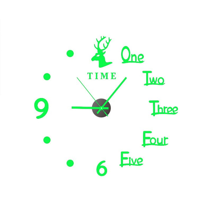 Lisslune | 3D Luminous Silent Wall Clock
