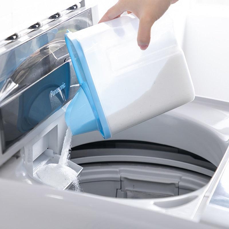 Lisslune | Clear Laundry Detergent Storage Container - Versatile 2L/3L Options in Vibrant Colors