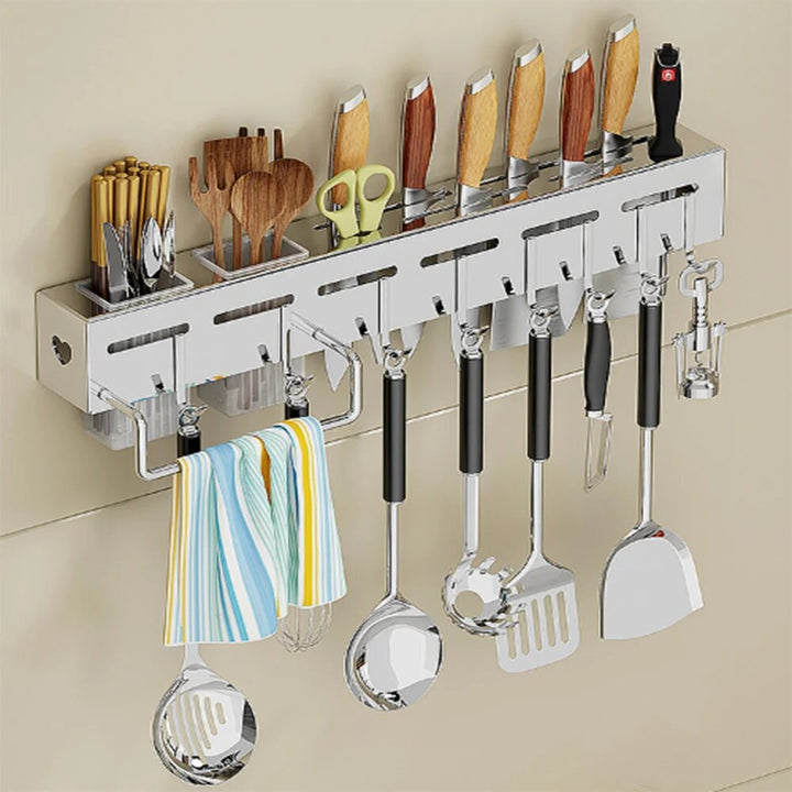Lisslune | Modern Wall-Mounted Kitchen Organizer Tool Station