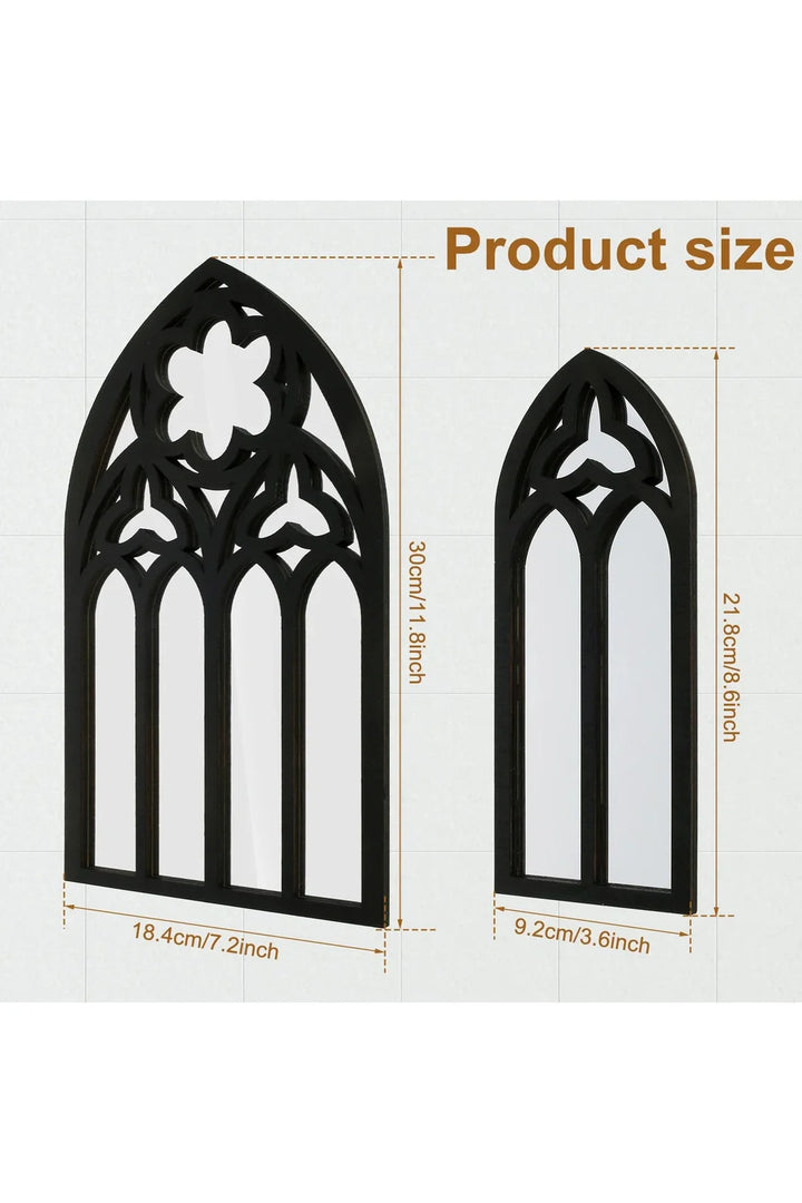 Lisslune | Arch Mirror Set