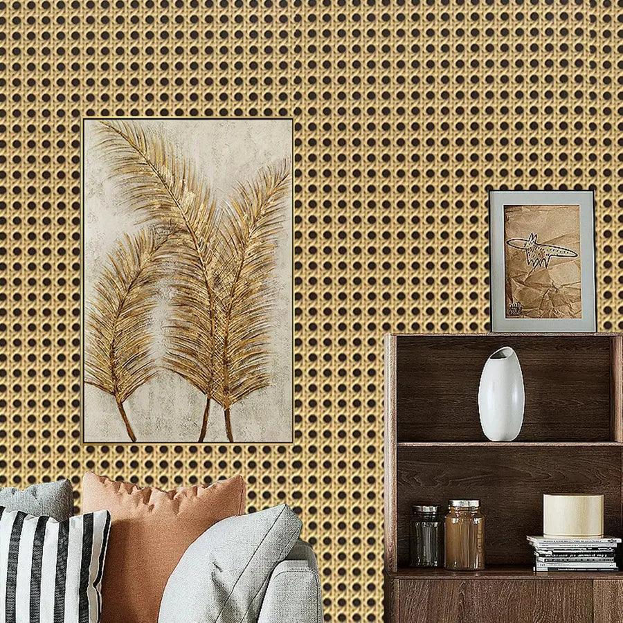 Lisslune | Bamboo pattern waterproof rattan contact paper for DIY furniture renovation and cabinet decoration