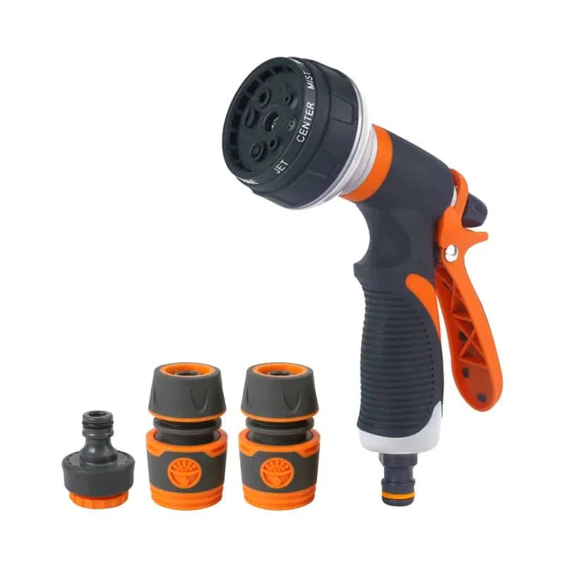 Lisslune | FlowSpray Garden Nozzle – 8-fold adjustable & comfortable for every task