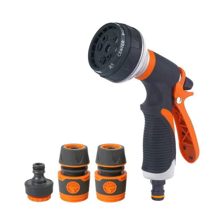 Lisslune | FlowSpray Garden Nozzle – 8-fold adjustable & comfortable for every task