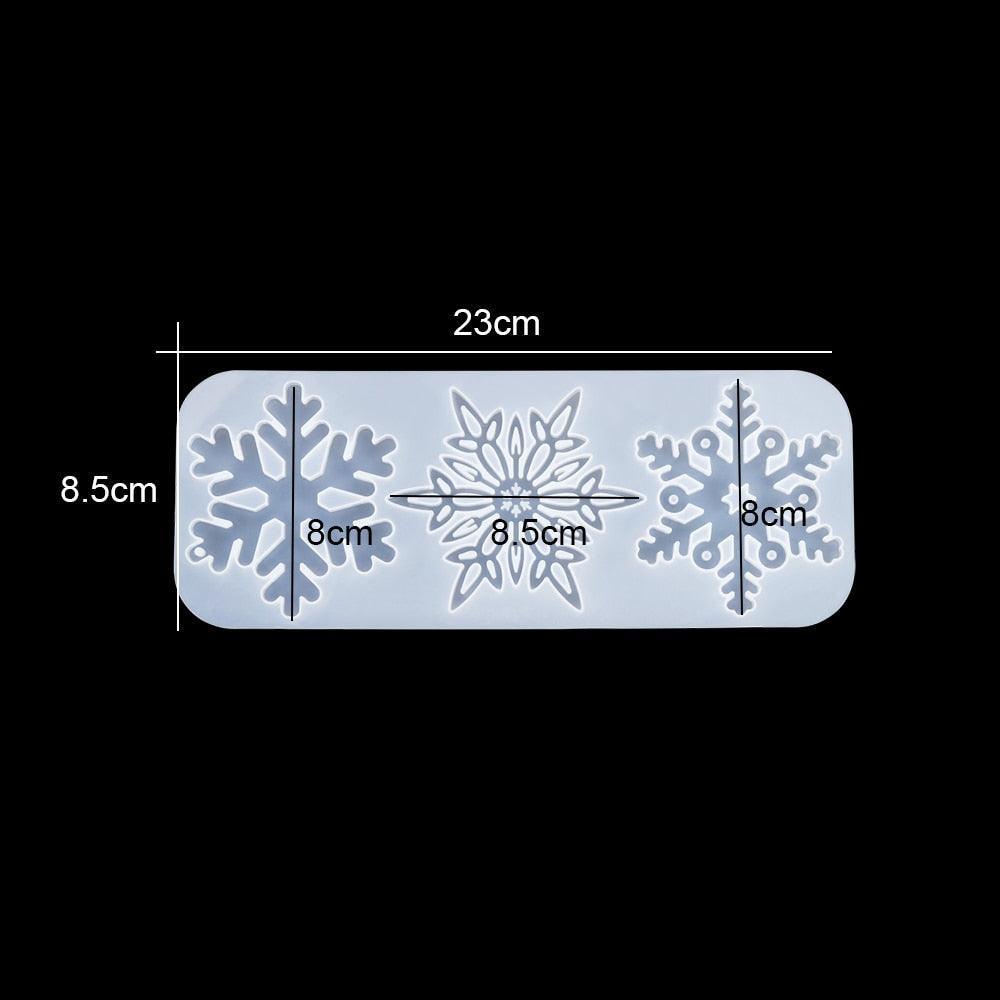 Lisslune | Charming Snowflake DIY Craft Set for Unique Christmas Jewelry and Ornaments