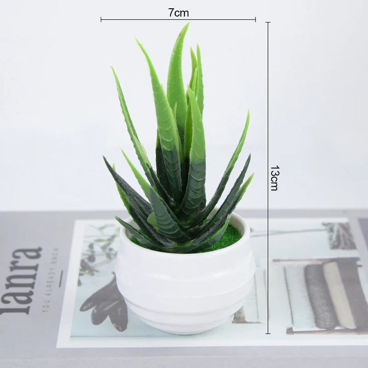 Rynx Artificial Plants Bonsai Small Tree Pot Artificial Plant Flowers Potted Plants Ornaments For Home Room Table Decoration Hotel Garden Decor
