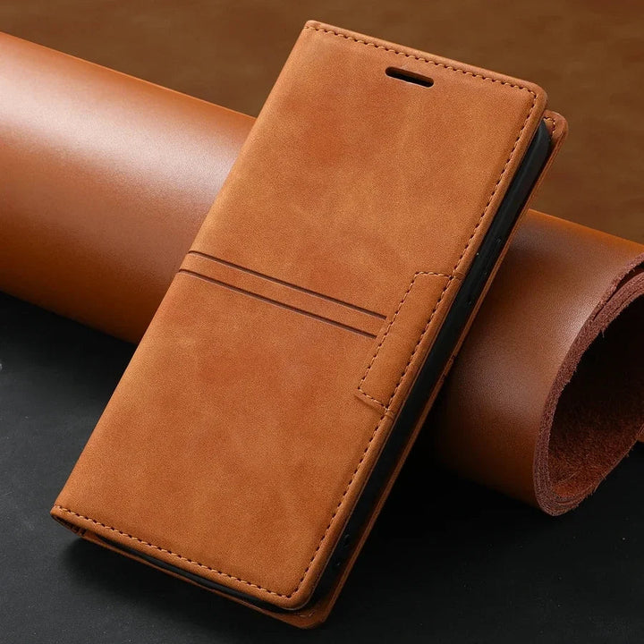 Lisslune | Leather Wallet Cover Flip Case - Google Pixel