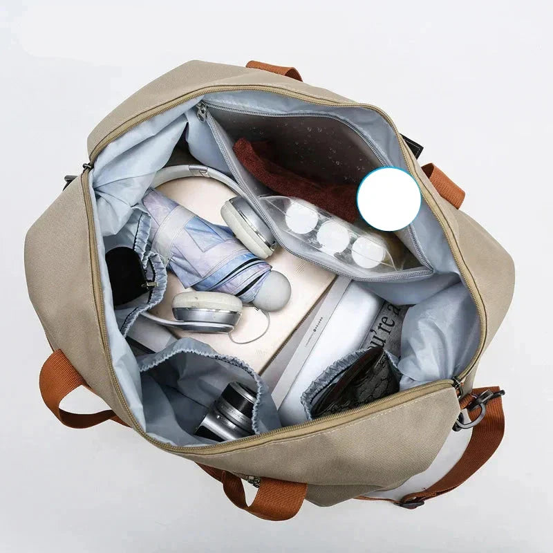 Lisslune | CarryOnFit Travel Bag - Luxurious Crossbody Travel Bag for Active Adventurers