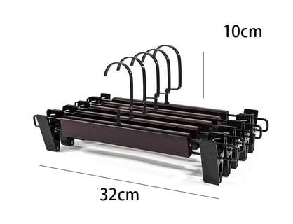 Lisslune | Elegant Lotus Wood Hanger Set of 5 - 10 Pieces - Premium Closet Organization Solution