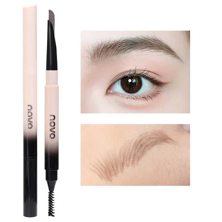 Rynx | Slanted tip eyebrow pencil with brush Natural Non-fading Waterproof Long-lasting Contouring Brow Enhancer Tattoo Cosmetic