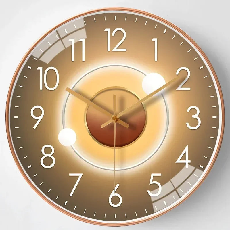 Lisslune | SilentTime - Digital Wall Clock in Classic Style - 8 Inch