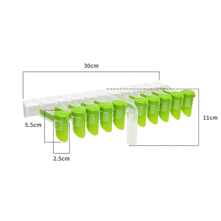 Lisslune | Wall-Mounted Hang Around Seasoning Station Rack