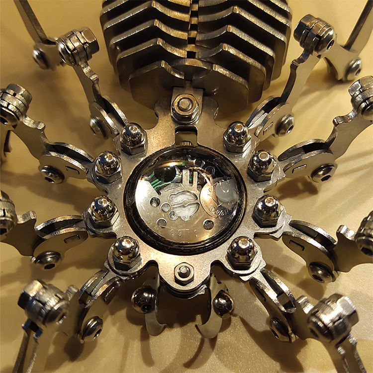 Lisslune | Robot spider Stainless Steel Mechanical Clock