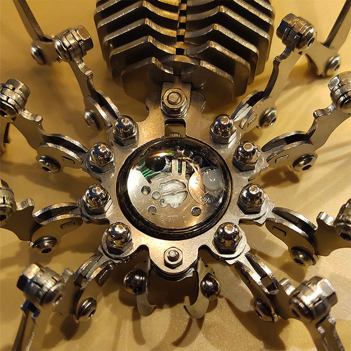 Lisslune | Robot spider Stainless Steel Mechanical Clock