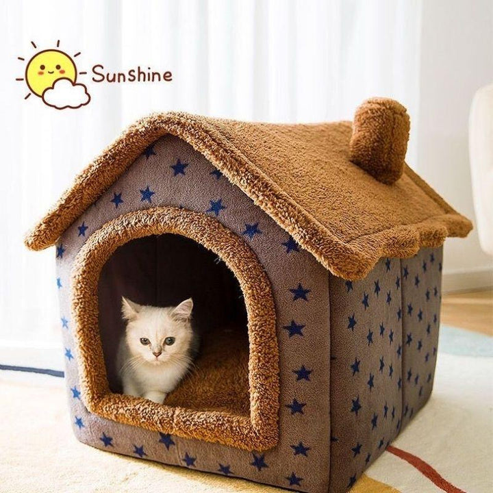 Lisslune | Luxurious Arctic Plush Travel Bed for Small Pets - Ultimate Comfort and Portability