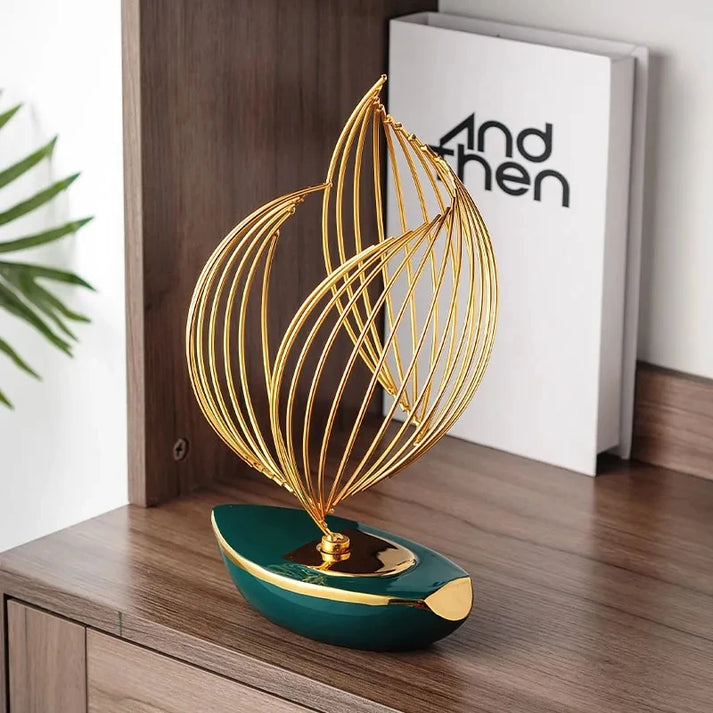 Lisslune | SkyVoyage - Refined sailboat sculpture for elegant decor