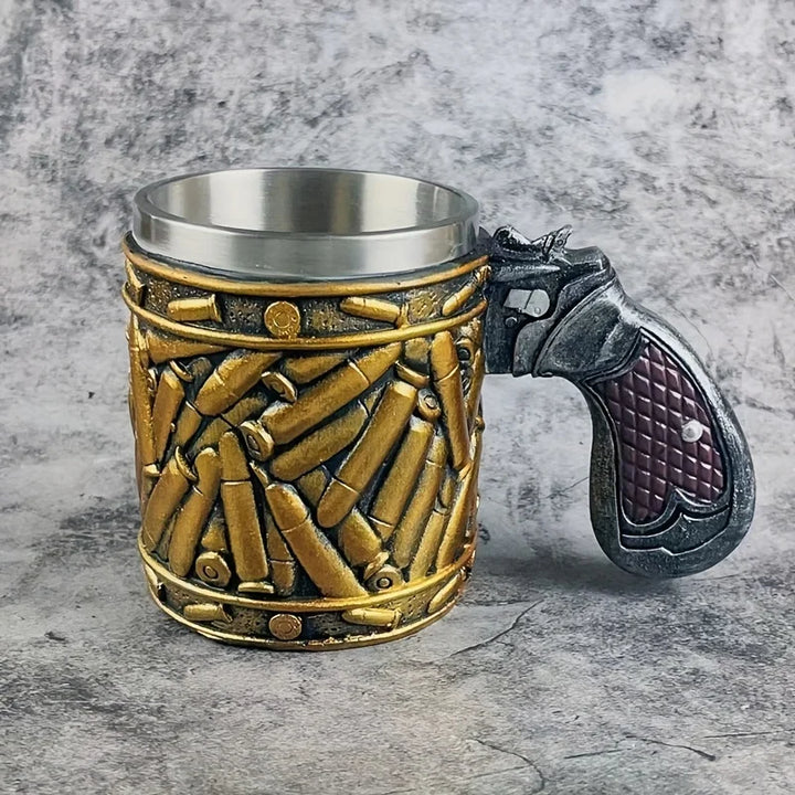 Lisslune | Gun Handle Bullet Design Mug