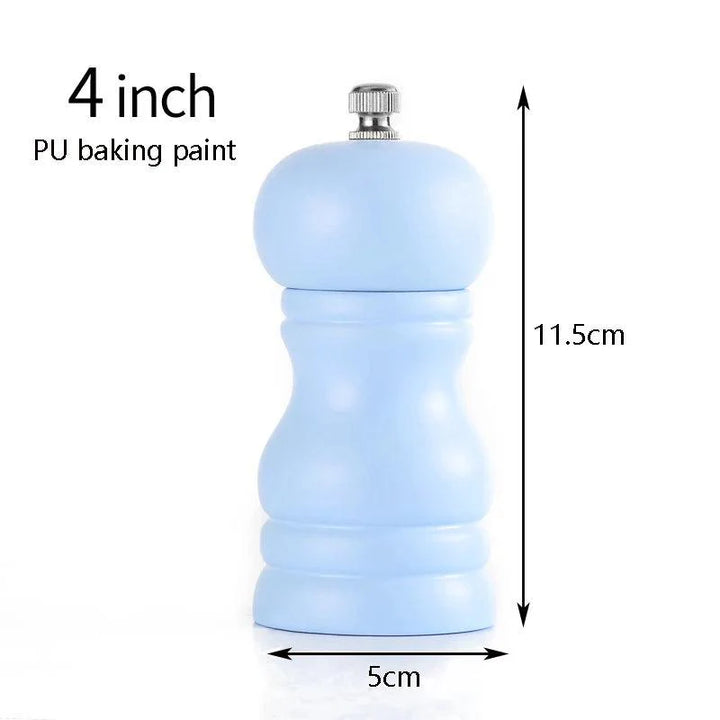 Lisslune | Elegant adjustable salt and pepper mill set made of solid wood for outdoor dining
