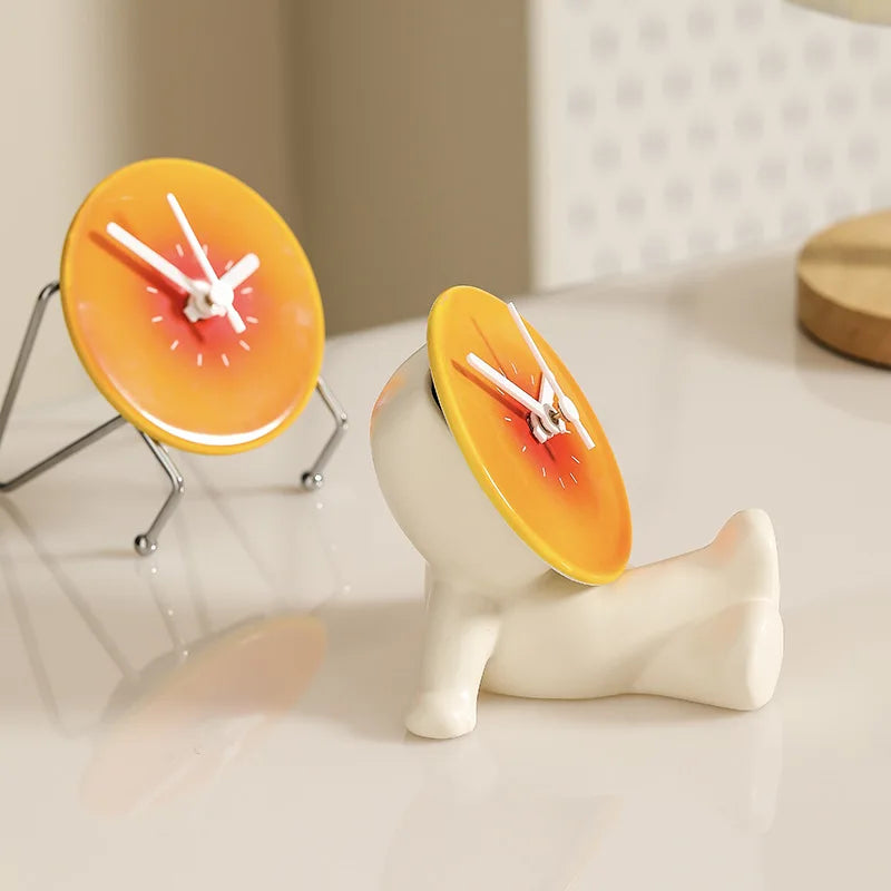 Lisslune | Lazy Man Time Creative Desktop Clock